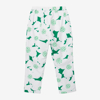 Pantalon fille maxi fleurs vert Catimini