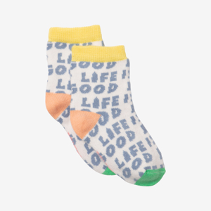 Chaussettes bébé garçon typo beige Catimini 1