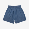 Short jean bébé fille élastiqué bleu Catimini