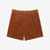 Short fille velours beige