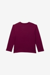 T-shirt garçon broderie violet en coton recyclé Catimini
