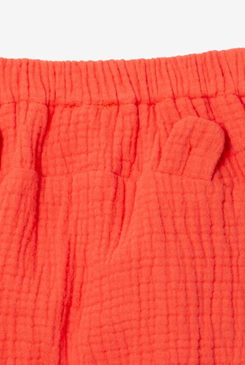 Bloomer bébé fille gaufré rouge Catimini