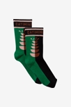 Chaussettes fille motif floral vertes Catimini 1