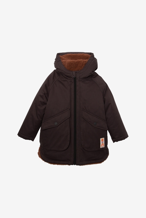 Parka fille fourrée noire Catimini