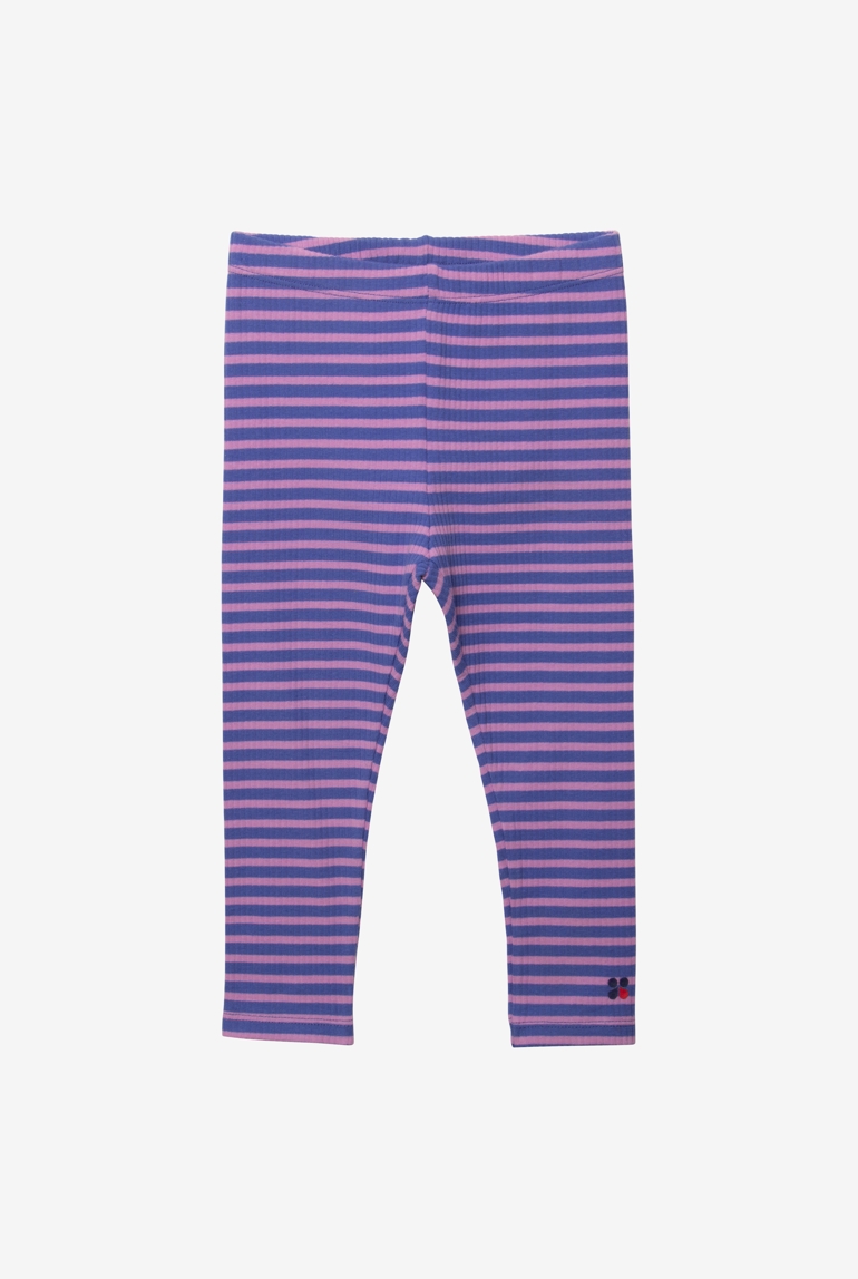 Leggings bébé fille violet rayé Catimini 1