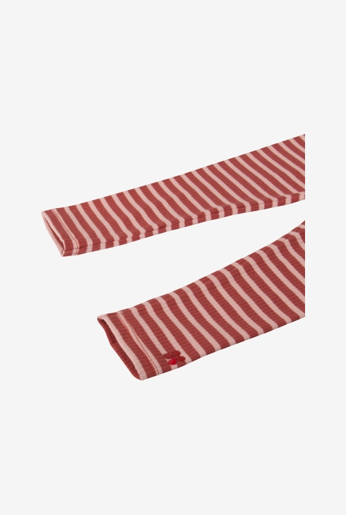 Leggings bébé fille brique rayé rouge Catimini