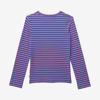 T-shirt fille violet rayé Catimini