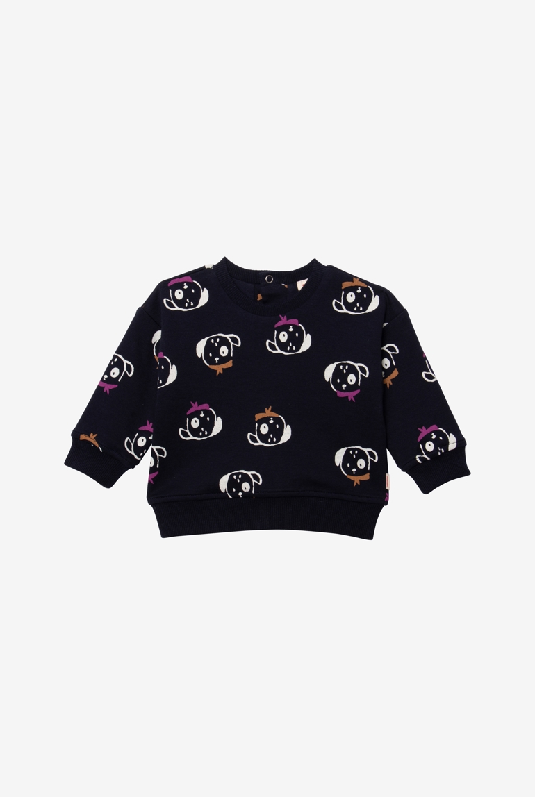 Sweat bébé garçon chiens bleu Catimini 1