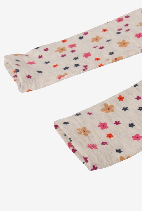 Legging bébé fille micro fleurs gris Catimini