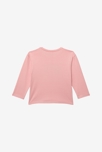 T-shirt bébé fille message rose en coton recyclé Catimini