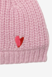 Bonnet bébé fille violet pompon rouge bébé fille Catimini 2