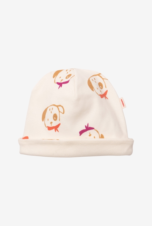 Bonnet bébé garçon chiens blanc Catimini