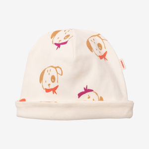 Bonnet bébé garçon chiens blanc Catimini 1