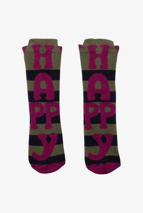 Chaussettes bébé garçon rayé message bleues Catimini 2