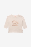 T-shirt bébé gris à message en coton recyclé Catimini 1