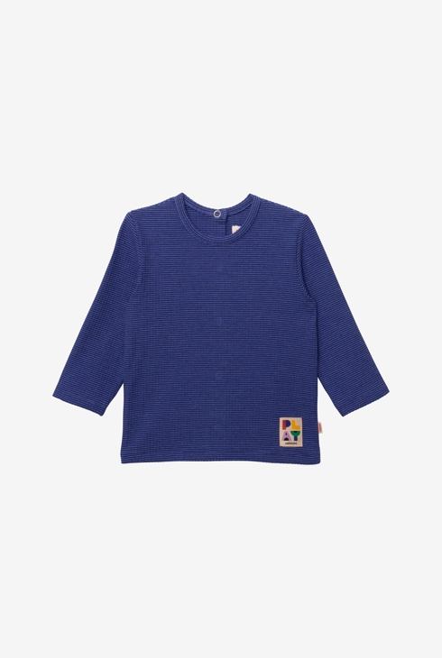 T-shirt bébé marine fines rayures bleu Catimini