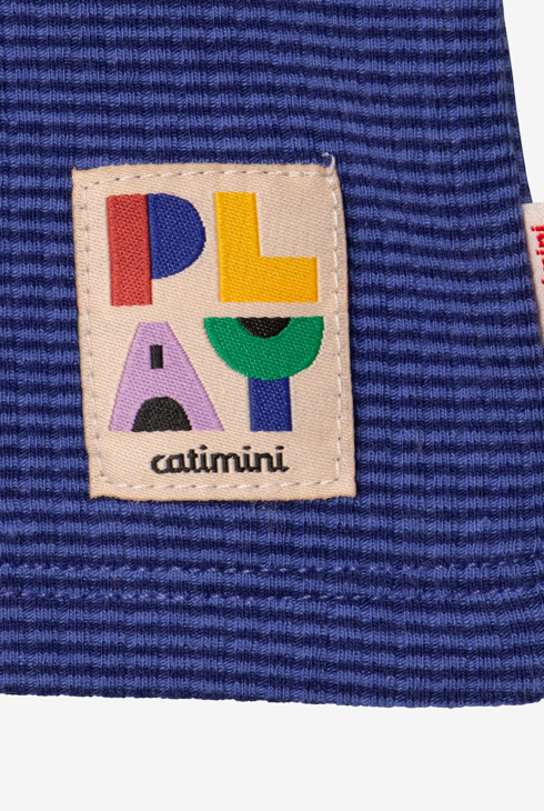 T-shirt bébé marine fines rayures bleu Catimini