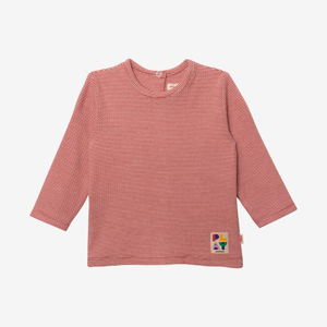 T-shirt bébé brique fines rayures rouge Catimini 1