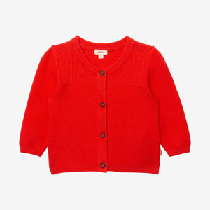 Cardigan bébé tricot rouge Catimini 1