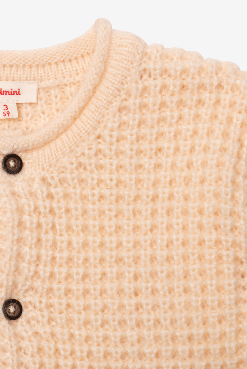Cardigan bébé tricot beige Catimini