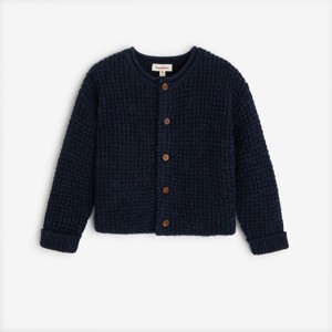 Cardigan bébé tricot bleu Catimini 1