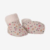 Chaussons réversibles bébé fille micro fleurs roses Catimini