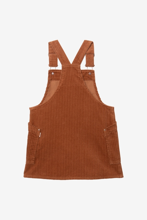 Robe salopette fille velours beige Catimini