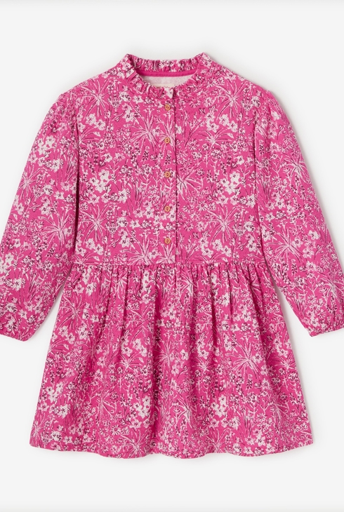 Robe rose tubique à imprimés pour fille Catimini