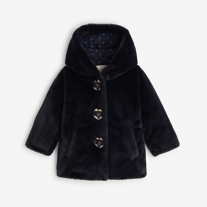 Catimini - Manteau bleu marine pour bébé fille Catimini - Fille