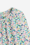 Robe violettete fleurie fille en coton Catimini 2