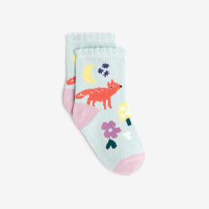 Chaussettes à motifs bébé fille bleues Catimini 1