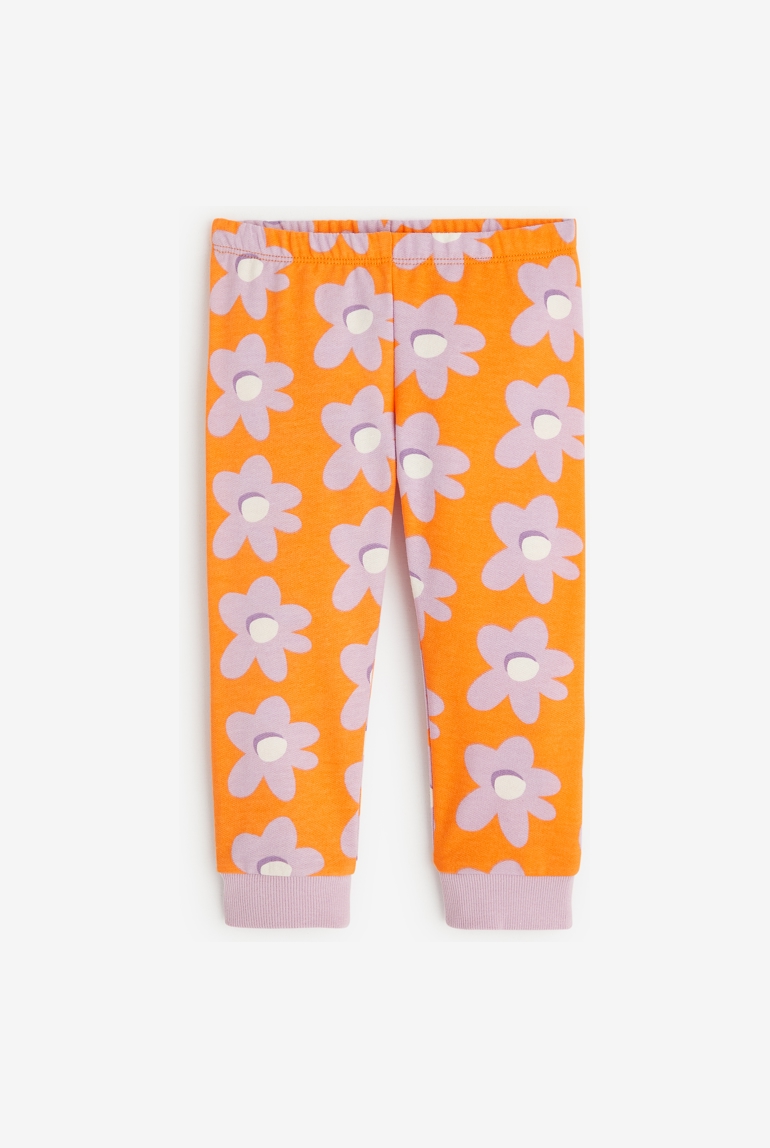 Pantalon fleuri bébé fille rose corail Catimini 1