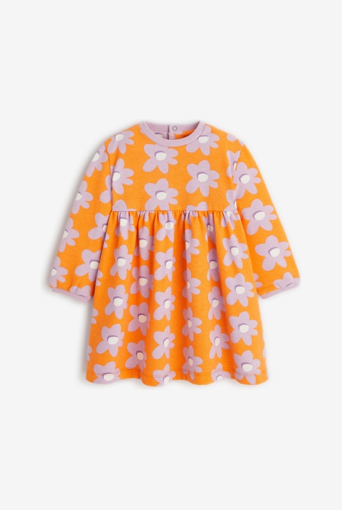 Robe tubique fleurie bébé fille rose corail Catimini