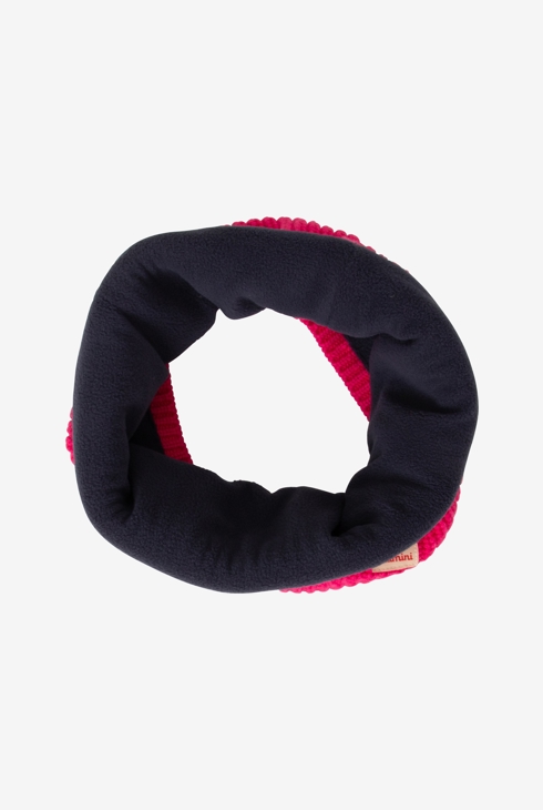 Snood enfant tricot côtes rose mixte Catimini 2