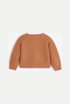 Gilet bébé fille marron en tricot Catimini 3