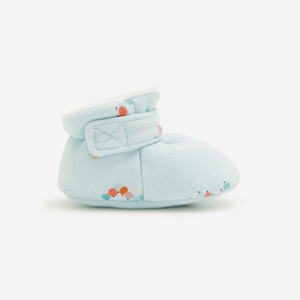 Chaussons motifs chenilles bébé mixte blancss Catimini 1