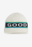 Bonnet réversible enfant gris en coton recyclé garçon Catimini 1