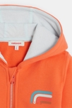 Cardigan bébé garçon orange en coton recyclé Catimini 2