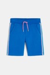 Bermuda bébé garçon bleu en coton recyclé Catimini