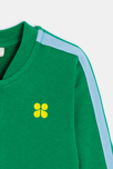 Cardigan bébé garçon vert en coton recyclé Catimini 2
