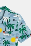 Chemise bébé garçon bleue tropical Catimini 2