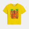 T-shirt bébé garçon jaune pieuvre Catimini