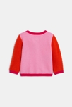 Cardigan bébé fille bicolore motifs fraises rose Catimini 3