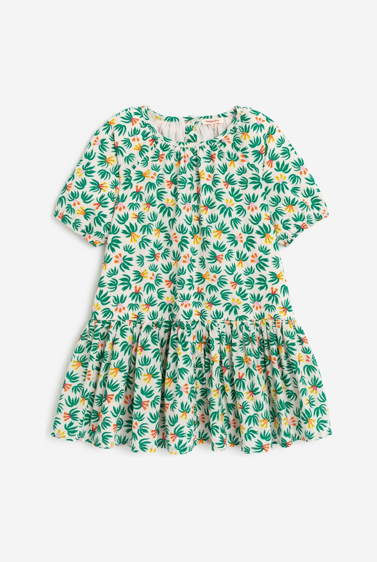 Gurcooc Robe Bébé Fille Volants Manches Longues Fleurie – Robe Princesse Coton Pour Anniversaire Et Mariage