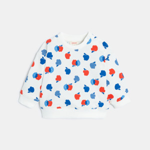 Sweat bébé garçon à motifs fruités beige Catimini 1