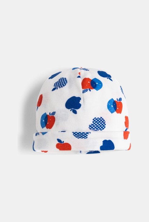 Bonnet bébé garçon à motifs fruités beige Catimini