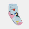 Chaussettes bébé fille bleues tropicales Catimini