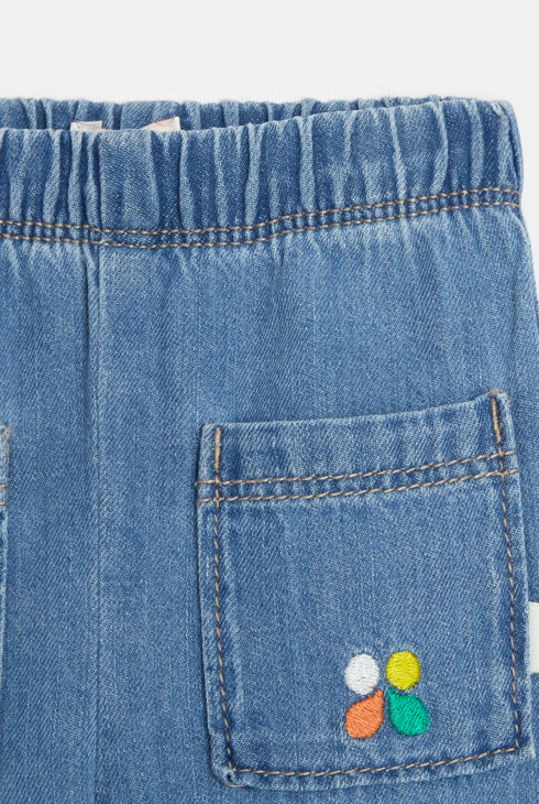 Pantalon en jean bébé bleu délavé Catimini