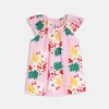 Blouse bébé fille rose fleurs exotiques Catimini