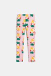 Legging fille à motifs fleurs exotiques rose Catimini 3